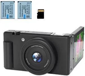 5K Digital Camera 2-axis Flip Screen 4K Digital Cameras for Photography | 4K Video, 80MP Photo, 18X Zoom, Anti-Shake, Autofocus, YouTube Vlog, Compact Travel Camera Perfect for Teens, Beginners 5K Digital Camera 2-axis Flip Screen 4K Digital Cameras for Photography | 4K Video, 80MP Photo, 18X Zoom, Anti-Shake, Autofocus, YouTube Vlog, Compact Travel Camera Perfect for Teens, Beginners