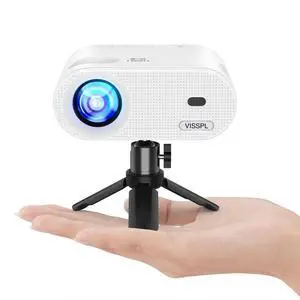 Mini Projector, Full HD 1080P Video Projector, Portable Outdoor Projector with Tripod, Kids Gift, Home Theater Movie Phone Projector Compatible with Android/iOS/Windows Mini Projector, Full HD 1080P Video Projector, Portable Outdoor Projector with Tripod, Kids Gift, Home Theater Movie Phone Projector Compatible with Android/iOS/Windows