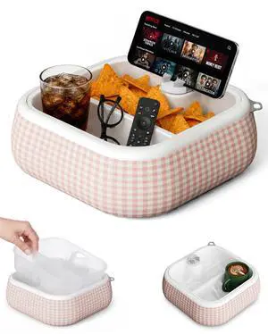 Bedside Caddy with Phone & Kindle Stand, Couch Organizer Tray with Adjustable Tablet Holder, Bed Organizer Storage Basket with Removable Dividers for Remote Controls, Snacks and Bedroom Essentials Bedside Caddy with Phone & Kindle Stand, Couch Organizer Tray with Adjustable Tablet Holder, Bed Organizer Storage Basket with Removable Dividers for Remote Controls, Snacks and Bedroom Essentials