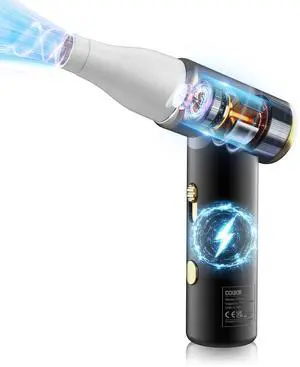 Compressed Air Duster Electric Mini Blower for PC Cleaning Kit 100000RPM Cordless with LED Light & Nozzle Rechargeable Air Cleaner Keyboard Plumero de aire comprimido Turbo Jet Fan Compressed Air Duster Electric Mini Blower for PC Cleaning Kit 100000RPM Cordless with LED Light & Nozzle Rechargeable Air Cleaner Keyboard Plumero de aire comprimido Turbo Jet Fan