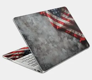Laptop Skin Decal HP 15.6" - US Flag, Laptop Cover Sticker, No Cutting Required, No Bubble, Waterproof, Scratch Resistant - Including Wide Screen and Wrist Pad Laptop Skin Decal HP 15.6" - US Flag, Laptop Cover Sticker, No Cutting Required, No Bubble, Waterproof, Scratch Resistant - Including Wide Screen and Wrist Pad