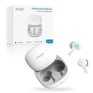 M3 3 in 1 Translation Earbuds, 144 Languages Translator Earbuds Real Time, Offline Translator Headphones No Subscription for Global Travel & Off-Grid Exploration (White) M3 3 in 1 Translation Earbuds, 144 Languages Translator Earbuds Real Time, Offline Translator Headphones No Subscription for Global Travel & Off-Grid Exploration (White)