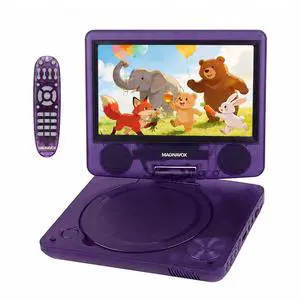 7 Inch Portable DVD Player with Swivel Screen, Translucent DVD Player with USB SD Playback, RechargeableBattery, AV Out, Remote, Car Charger, 100240V / DC 5V 7 Inch Portable DVD Player with Swivel Screen, Translucent DVD Player with USB SD Playback, RechargeableBattery, AV Out, Remote, Car Charger, 100240V / DC 5V