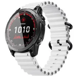 for Garmin Fenix 6 Band 22mm Ocean Watch Band for Fenix 7, Fenix 5, Fenix 6 Pro, Fenix 5 Plus, Forerunner 955/945, Approach S60/S62, Epix (White) for Garmin Fenix 6 Band 22mm Ocean Watch Band for Fenix 7, Fenix 5, Fenix 6 Pro, Fenix 5 Plus, Forerunner 955/945, Approach S60/S62, Epix (White)
