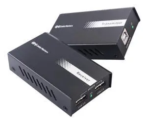 USB Over Ethernet Extender, 2X USB-A Ports, 165ft | Full USB 2.0 Support, USB Extender over Cat6, for Keyboard, Mouse, Webcam USB Over Ethernet Extender, 2X USB-A Ports, 165ft | Full USB 2.0 Support, USB Extender over Cat6, for Keyboard, Mouse, Webcam