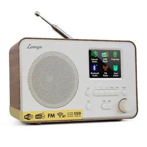 IR1PRO Internet Radio, Podcasts, Bluetooth, FM, Walnut | Alarm clock, full colour display, mains or AA battery, compact kitchen radio, snooze, sleep timer, 150 unified presets IR1PRO Internet Radio, Podcasts, Bluetooth, FM, Walnut | Alarm clock, full colour display, mains or AA battery, compact kitchen radio, snooze, sleep timer, 150 unified presets