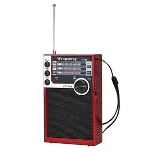 Y-706 Pocket AM FM SW Radio,Battery Powered with Bluetooth Speaker,Red | Senior friendly easy-use radio for gifting.pair devices via Bluetooth,USB & TF playback outdoor & emergency use Y-706 Pocket AM FM SW Radio,Battery Powered with Bluetooth Speaker,Red | Senior friendly easy-use radio for gifting.pair devices via Bluetooth,USB & TF playback outdoor & emergency use