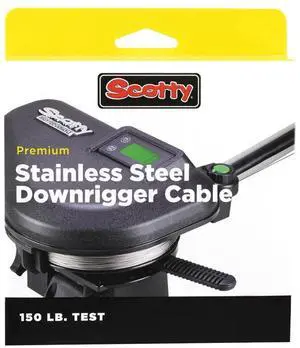 #1000K Premium Stainless Steel Replacement Downrigger Cable with Kit (200 Feet),BLACK,Small | 200 Feet, Cable and Line, Downrigger Parts and Accessories #1000K Premium Stainless Steel Replacement Downrigger Cable with Kit (200 Feet),BLACK,Small | 200 Feet, Cable and Line, Downrigger Parts and Accessories