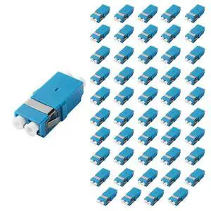 50Pcs LC-UPC Fiber Optical Coupler Duplex Cable Adapter SHORT Connector 50Pcs LC-UPC Fiber Optical Coupler Duplex Cable Adapter SHORT Connector