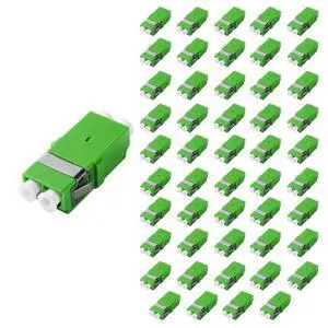50Pcs LC Fiber Optical Coupler for APC Duplex Cable Connector Short Adapter 50Pcs LC Fiber Optical Coupler for APC Duplex Cable Connector Short Adapter
