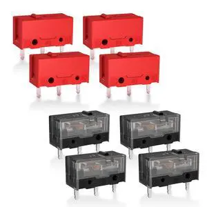 Red Kailh GM4.0 and Black GM8.0 Mouse Micro Switch for Gaming Mouse Red Kailh GM4.0 and Black GM8.0 Mouse Micro Switch for Gaming Mouse