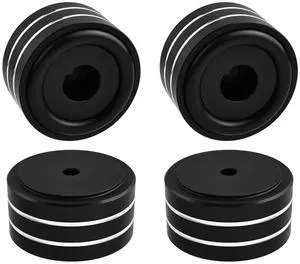 HiFi Audio Isolation Feet 4-Pack Black-Mini 40 * 22mm | Aluminum Alloy, Non-slip Rubber Ring Base, Turntable Isolation Pads for Speakers, Turntables, Subwoofers, Amplifier HiFi Audio Isolation Feet 4-Pack Black-Mini 40 * 22mm | Aluminum Alloy, Non-slip Rubber Ring Base, Turntable Isolation Pads for Speakers, Turntables, Subwoofers, Amplifier