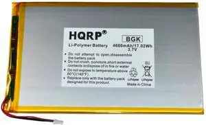 Battery Compatible with RCA 10-Inch Viking Pro RCT6303W87 RCT6303W87DK RCT6K03W13 Tablet PT3090135 3.7v 4Ah 4600mAh Battery Compatible with RCA 10-Inch Viking Pro RCT6303W87 RCT6303W87DK RCT6K03W13 Tablet PT3090135 3.7v 4Ah 4600mAh