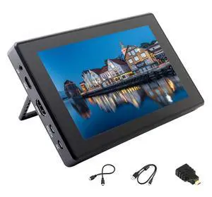 7inch HDMI LCD with Case for Raspberry Pi Capacitive Touchscreen 1024×600 IPS Display Screen Monitor Compatible with Raspberry Pi 4B/3B+/3B/Zero/Jetson Nano Support Windows 10/8.1/8/7 7inch HDMI LCD with Case for Raspberry Pi Capacitive Touchscreen 1024×600 IPS Display Screen Monitor Compatible with Raspberry Pi 4B/3B+/3B/Zero/Jetson Nano Support Windows 10/8.1/8/7