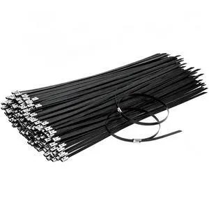 300PCS 11.8" Black 304 Metal Zip Ties,200LB Self-Locking Cable Ties | Heavy Duty & UV Resistant, Self-Locking Design for Fencing, Exhaust Wrap, Farm Pipes, Automotive Applications 300PCS 11.8" Black 304 Metal Zip Ties,200LB Self-Locking Cable Ties | Heavy Duty & UV Resistant, Self-Locking Design for Fencing, Exhaust Wrap, Farm Pipes, Automotive Applications