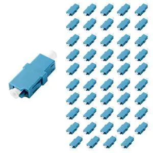 50Pcs LC-UPC Fiber Optical Cable Coupler Simplex Adapter Short Connector 50Pcs LC-UPC Fiber Optical Cable Coupler Simplex Adapter Short Connector