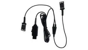 Training Headphones Adapter Y Cable Cord with Switch Mute | For Agents & Supervisors, Durable, Quick Disconnect, Headphone Y Splitter Phone Cord, Exclusive PLX QD Compatibility Training Headphones Adapter Y Cable Cord with Switch Mute | For Agents & Supervisors, Durable, Quick Disconnect, Headphone Y Splitter Phone Cord, Exclusive PLX QD Compatibility