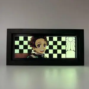 Tanjiro Light Box - Demon Slayer Anime Lamp Figure Night Light 3D Anime Room Décor Gift for Otaku Tanjiro Light Box - Demon Slayer Anime Lamp Figure Night Light 3D Anime Room Décor Gift for Otaku