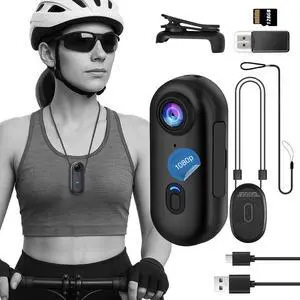 1080 FHD Mini POV Body Camera with Magnetic Lanyard, MP4 Recording, App Viewing, USB Rechargeable Compact Portable Mount Anywhere for Cycling, Hiking, Work and Everyday Use. 128GB 1080 FHD Mini POV Body Camera with Magnetic Lanyard, MP4 Recording, App Viewing, USB Rechargeable Compact Portable Mount Anywhere for Cycling, Hiking, Work and Everyday Use. 128GB
