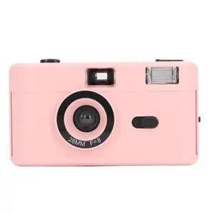 35mm Retro Camera, ABS Optical Glass 1.2MInfinity 35mm Film Camera 28MM F/8 Lens Built in Flash Lightweight for Photography (Pink) 35mm Retro Camera, ABS Optical Glass 1.2MInfinity 35mm Film Camera 28MM F/8 Lens Built in Flash Lightweight for Photography (Pink)