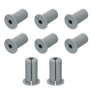 8Pcs Wall Grommets for Cables 3/4 Inch Silicone Cable Wall Bushing Feed Through Cable Routing Kit Accessories Wall Cable Pass Through for Ethernet with 7mm Hole, Grey 8Pcs Wall Grommets for Cables 3/4 Inch Silicone Cable Wall Bushing Feed Through Cable Routing Kit Accessories Wall Cable Pass Through for Ethernet with 7mm Hole, Grey