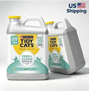 Unscented Clumping Cat Litter with Activated Charcoal, LowDust Odor Control, 20 lb Jug Unscented Clumping Cat Litter with Activated Charcoal, LowDust Odor Control, 20 lb Jug