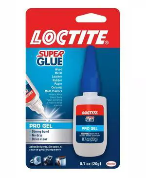 Professional Gel Super Glue, NoDrip Clear Adhesive, MultiSurface HeavyDuty Glue, 20 g Bottle Professional Gel Super Glue, NoDrip Clear Adhesive, MultiSurface HeavyDuty Glue, 20 g Bottle