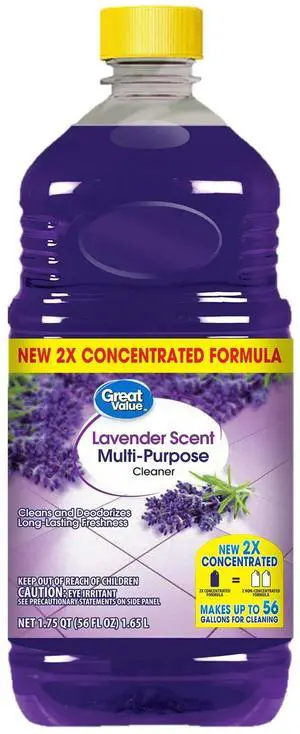 Concentrated MultiPurpose Liquid Cleaner, Lavender Scent, 56 fl oz Concentrated MultiPurpose Liquid Cleaner, Lavender Scent, 56 fl oz