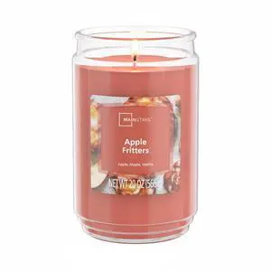 Mainstays Apple Fritters SingleWick Glass Jar Scented Candle, 20 oz Mainstays Apple Fritters SingleWick Glass Jar Scented Candle, 20 oz