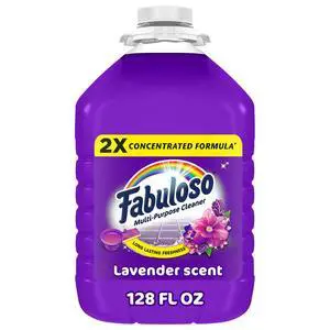 Fabuloso 2X Concentrated MultiPurpose NoRinse Floor Cleaner, Lavender Scent, 128 fl oz Fabuloso 2X Concentrated MultiPurpose NoRinse Floor Cleaner, Lavender Scent, 128 fl oz