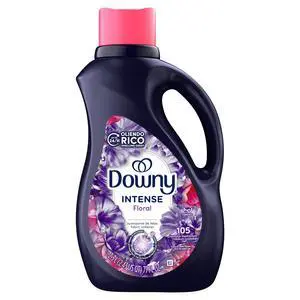 Downy Intense Liquid Fabric Softener & Conditioner, Floral Scent, 77 fl oz, 105 Loads Downy Intense Liquid Fabric Softener & Conditioner, Floral Scent, 77 fl oz, 105 Loads