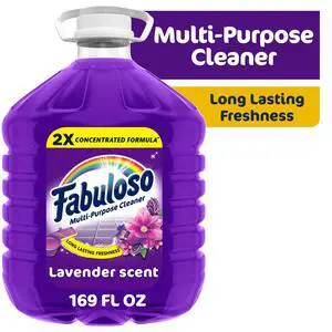 Fabuloso 2X Concentrated MultiPurpose NoRinse Floor Cleaner, Lavender Scent, 169 fl oz Fabuloso 2X Concentrated MultiPurpose NoRinse Floor Cleaner, Lavender Scent, 169 fl oz