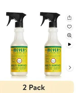 (2 pack) Mrs. Meyer's Clean Day Multi-Surface Everyday Cleaner, Honeysuckle Scent, 16 Fl Oz (2 pack) Mrs. Meyer's Clean Day Multi-Surface Everyday Cleaner, Honeysuckle Scent, 16 Fl Oz