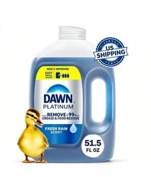 Dawn Platinum, Refill Jug Dish Soap Fresh Rain, 51.5oz Dawn Platinum, Refill Jug Dish Soap Fresh Rain, 51.5oz