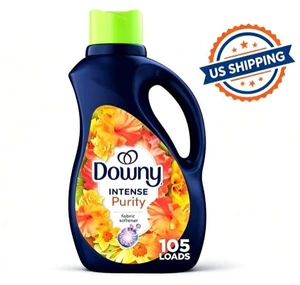 Downy Intense Liquid Fabric Softener and Conditioner, Purity Scent, 77 fl oz, 105 Loads Downy Intense Liquid Fabric Softener and Conditioner, Purity Scent, 77 fl oz, 105 Loads