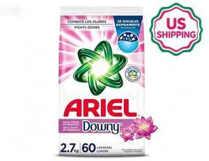 Ariel Laundry Detergent Powder with a Touch of Downy Freshness, 2.7 kg, 60 Loads Ariel Laundry Detergent Powder with a Touch of Downy Freshness, 2.7 kg, 60 Loads