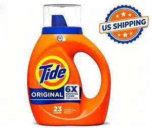 Tide Laundry Detergent Liquid with 6X Boosted Cleaning Power, Original Scent, 29 fl oz, 23 Loads Tide Laundry Detergent Liquid with 6X Boosted Cleaning Power, Original Scent, 29 fl oz, 23 Loads