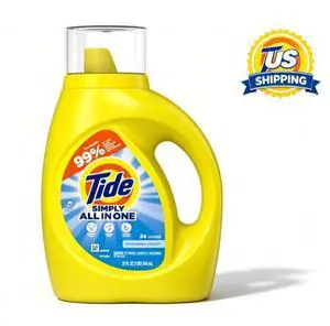 Tide Simply Liquid Laundry Detergent, Refreshing Breeze, 24 Loads, 32 fl oz Tide Simply Liquid Laundry Detergent, Refreshing Breeze, 24 Loads, 32 fl oz