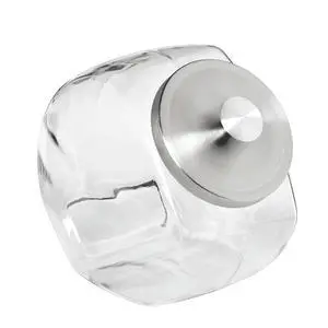 Anchor Hocking Silver Glass with Lid Penny Candy Glass Jar, A Practical Choice for Pantry Jar Storage and Display Anchor Hocking Silver Glass with Lid Penny Candy Glass Jar, A Practical Choice for Pantry Jar Storage and Display