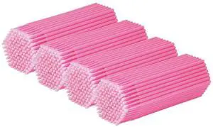 Tifanso 400PCS 2mm Disposable Micro Cotton Swabs for Lash Extensions, Pink Tifanso 400PCS 2mm Disposable Micro Cotton Swabs for Lash Extensions, Pink