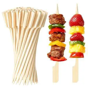 300 Pack Bamboo Appetizer Skewers 4.7 Inch - Cocktail Picks for Appetizers, Charcuterie Toothpicks, Decorative Party Picks, Bamboo Cocktail Sticks for Drinks and Food 300 Pack Bamboo Appetizer Skewers 4.7 Inch - Cocktail Picks for Appetizers, Charcuterie Toothpicks, Decorative Party Picks, Bamboo Cocktail Sticks for Drinks and Food
