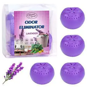 4 Pack Lavender Scented Baking Soda Shoe Deodorizer Balls 4 Pack Lavender Scented Baking Soda Shoe Deodorizer Balls