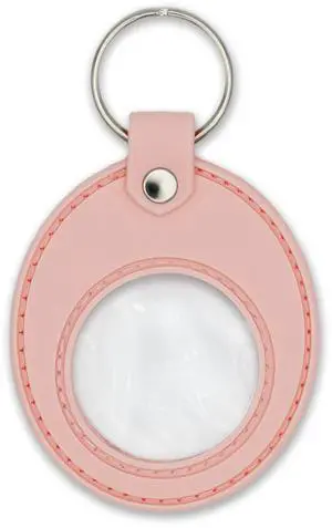 Pink AA Coin Holder Keychain for Sobriety Chip Medallions and Recovery Tokens Pink AA Coin Holder Keychain for Sobriety Chip Medallions and Recovery Tokens