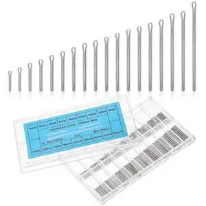 Bewudy 360Pcs Watch Band Link Cotter Pin Assortment Silver Bewudy 360Pcs Watch Band Link Cotter Pin Assortment Silver