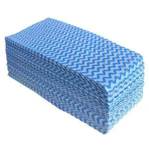 Disposable Multi-Purpose Heavy Duty Cleaning Cloths, 7.87 x 15.75 Inches, 50 Count/Pack, Blue Disposable Multi-Purpose Heavy Duty Cleaning Cloths, 7.87 x 15.75 Inches, 50 Count/Pack, Blue