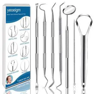 7pcs Dental Tools Teeth Cleaning Hygiene Kit 7pcs Dental Tools Teeth Cleaning Hygiene Kit
