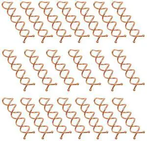 20pcs 2 Inch Rose Gold Spiral Hair Pins Bun Twister Spin Clip for Thick Hair Non Scratched Round Bun Maker 20pcs 2 Inch Rose Gold Spiral Hair Pins Bun Twister Spin Clip for Thick Hair Non Scratched Round Bun Maker