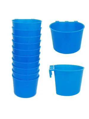 10 Pack 8oz Hanging Wire Cage Cups Bird Feeders Seed Bowl Chicken Watering Dish Rabbit Water Dish for Pet Parrot Parakeet Gamefowl Poultry Pigeon 10 Pack 8oz Hanging Wire Cage Cups Bird Feeders Seed Bowl Chicken Watering Dish Rabbit Water Dish for Pet Parrot Parakeet Gamefowl Poultry Pigeon