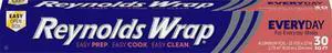 Reynolds Wrap Everyday Strength Aluminum Foil Roll, 12 Inch Wide, 30 Sq Ft Reynolds Wrap Everyday Strength Aluminum Foil Roll, 12 Inch Wide, 30 Sq Ft