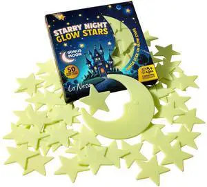 Big & Bright Starry Night Glow Stars Extra Large Extra Strong Glow for Walls and Ceilings with Safe Mounting Putty Included Big & Bright Starry Night Glow Stars Extra Large Extra Strong Glow for Walls and Ceilings with Safe Mounting Putty Included